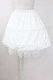 画像1: 星箱works / 47cmショートワイヤーパニエスカート  ホワイト T-25-09-24-035-PU-SK-SA-ZT385 (1)