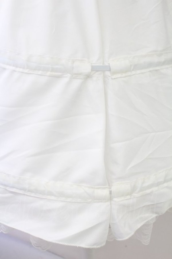 画像3: 星箱works / 47cmショートワイヤーパニエスカート  ホワイト T-25-09-24-035-PU-SK-SA-ZT385 (3)