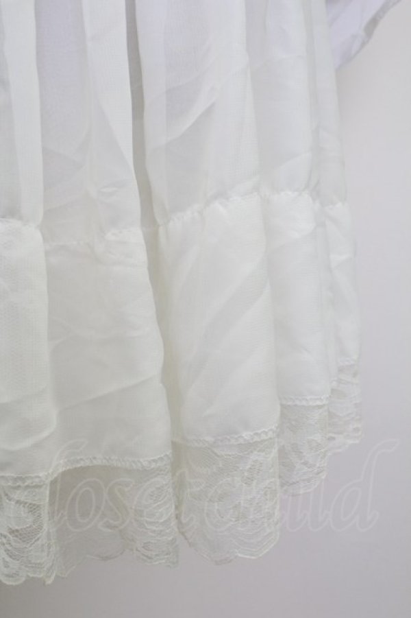 画像10: 星箱works / 47cmショートワイヤーパニエスカート  ホワイト T-25-09-24-035-PU-SK-SA-ZT385 (10)