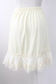 画像2: axes femme / オーガンジープチローズペチコート  アイボリー T-25-09-24-007-AX-SK-SA-ZT423 (2)
