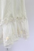 画像3: axes femme / オーガンジープチローズペチコート  アイボリー T-25-09-24-007-AX-SK-SA-ZT423 (3)