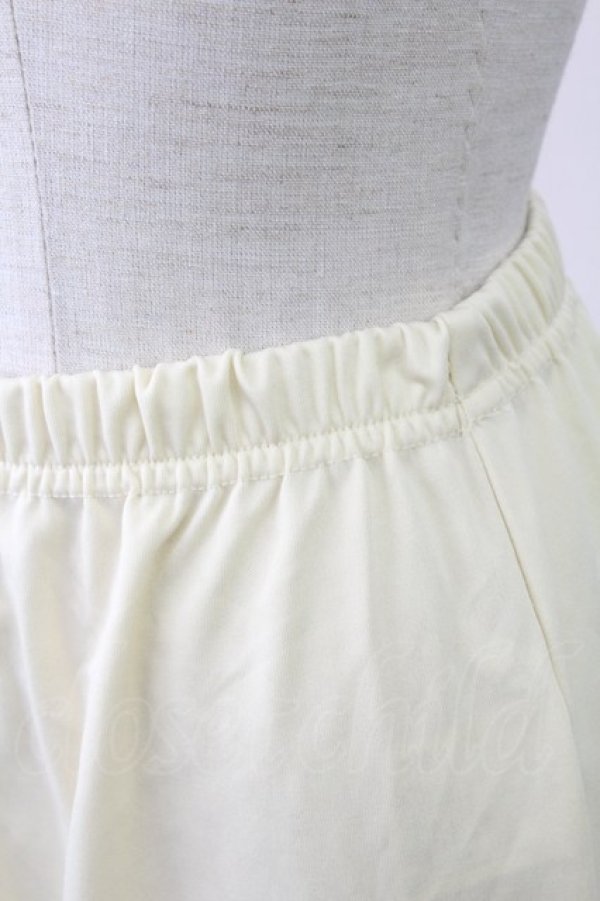 画像4: axes femme / オーガンジープチローズペチコート  アイボリー T-25-09-24-007-AX-SK-SA-ZT423 (4)