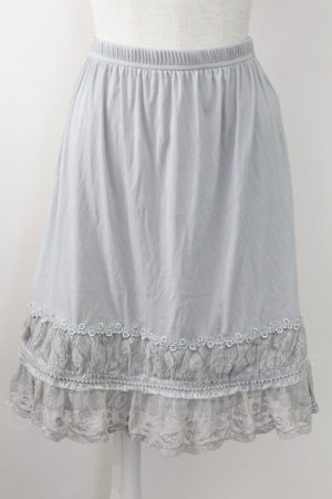 画像: axes femme / ペチスカート  グレー T-25-09-24-012-AX-SK-SA-ZT423