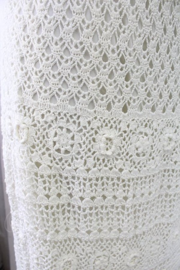 画像5: INGEBORG / レースニットスカート  アイボリー T-25-09-24-014-LO-SK-SA-ZT423 (5)