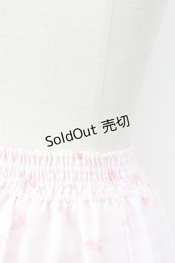 画像4: LIZ LISA / SweetBearGelato柄スカート  ピンク T-25-09-24-016-LO-SK-SA-ZT423 (4)