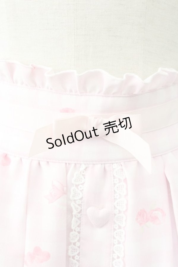 画像5: LIZ LISA / SweetBearGelato柄スカート  ピンク T-25-09-24-016-LO-SK-SA-ZT423 (5)