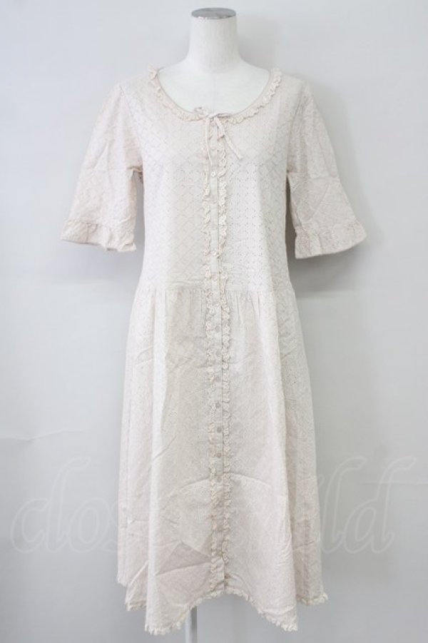 画像1: PINK HOUSE / レースワンピース  ピンク T-25-09-26-001-LO-OP-SA-ZT324 (1)