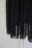 画像4: INGEBORG / チュールリネンスカート  黒 T-25-09-26-027-LO-SK-SA-ZT439 (4)
