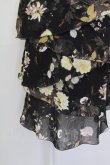 画像4: INGEBORG / 互い違いフリルスカート L ブラック T-25-09-26-029-LO-SK-SA-ZT439 (4)