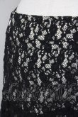 画像3: INGEBORG / レース重ねスカート 11 ブラック×キナリ T-25-09-26-031-LO-SK-SA-ZT441 (3)