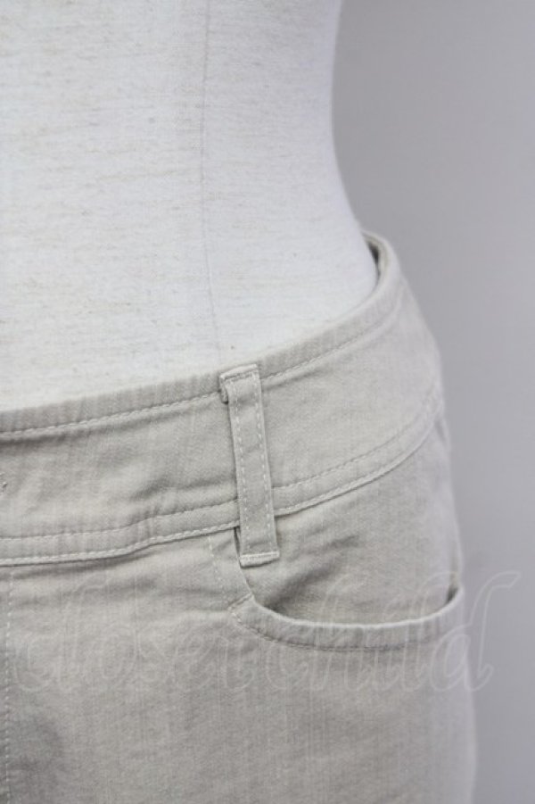 画像4: INGEBORG / 裾ニットカメリアモチーフパンツ L アイボリー T-25-09-26-033-LO-PA-SA-ZT441 (4)