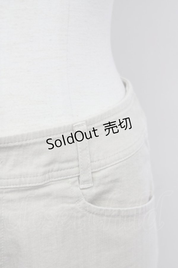 画像4: 【SALE】INGEBORG / 裾ニットカメリアモチーフパンツ L アイボリー T-25-09-26-033-LO-PA-SA-ZT441 (4)