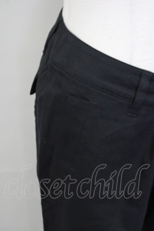 画像3: INGEBORG / 裾フリルクロップドパンツ 13 ブラック T-25-09-26-039-LO-PA-SA-ZT414 (3)