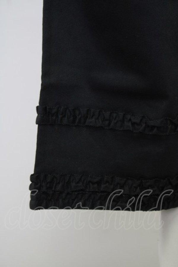 画像4: INGEBORG / 裾フリルクロップドパンツ 13 ブラック T-25-09-26-039-LO-PA-SA-ZT414 (4)