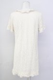画像2: INGEBORG / 胸元フラワーモチーフレースワンピース 11 アイボリー T-25-09-26-004-LO-OP-SA-ZT443 (2)