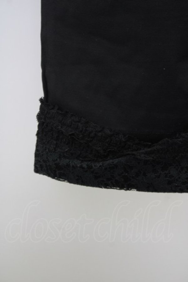 画像4: INGEBORG / 裾内側レースデザインパンツ 13 黒 T-25-09-26-041-LO-PA-SA-ZT395 (4)