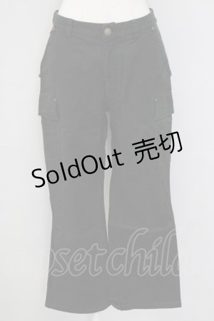 画像: INGEBORG / サイドポケットパンツ L 黒 T-25-09-26-042-LO-PA-SA-ZT395