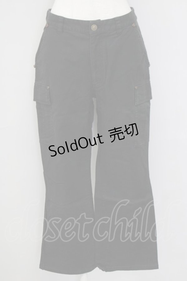 画像1: INGEBORG / サイドポケットパンツ L 黒 T-25-09-26-042-LO-PA-SA-ZT395 (1)