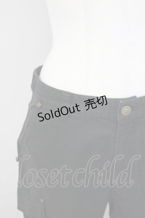 画像4: INGEBORG / サイドポケットパンツ L 黒 T-25-09-26-042-LO-PA-SA-ZT395 (4)