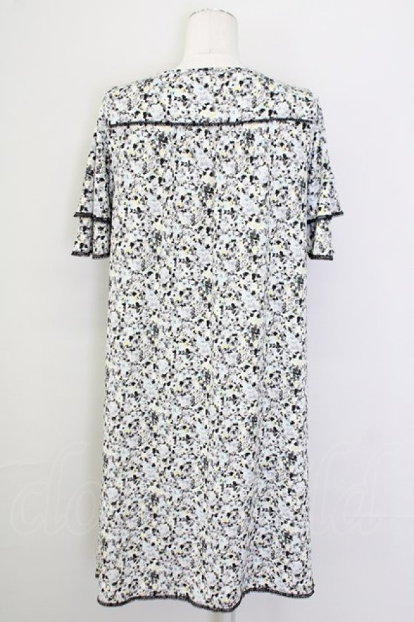 画像2: INGEBORG / 小花柄ワンピース 11 ブラック T-25-09-26-006-LO-OP-SA-ZT443 (2)