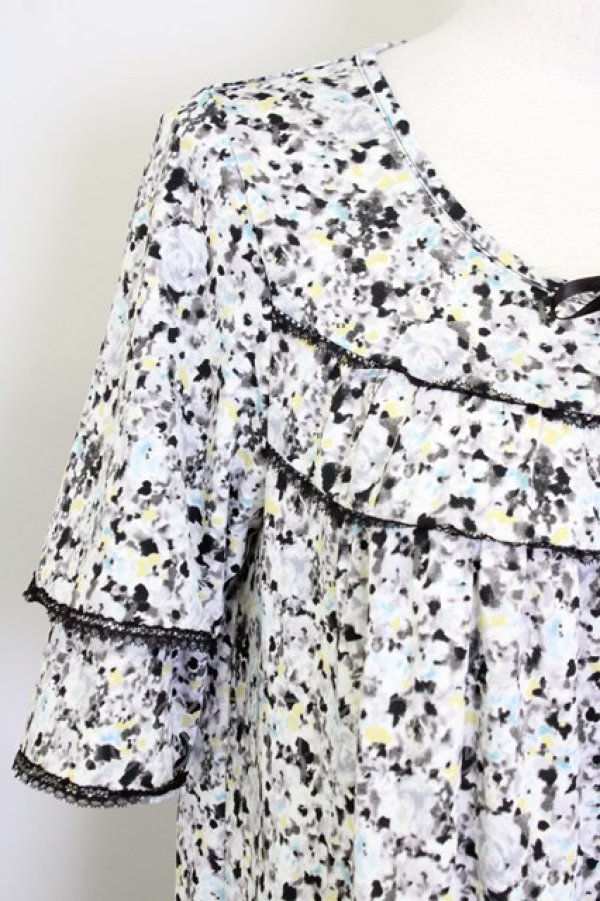 画像3: INGEBORG / 小花柄ワンピース 11 ブラック T-25-09-26-006-LO-OP-SA-ZT443 (3)