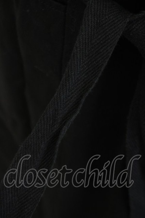 画像5: INGEBORG / ロゴ刺繍ジャンパースカート  ブラック T-25-09-26-008-LO-OP-SA-ZT443 (5)