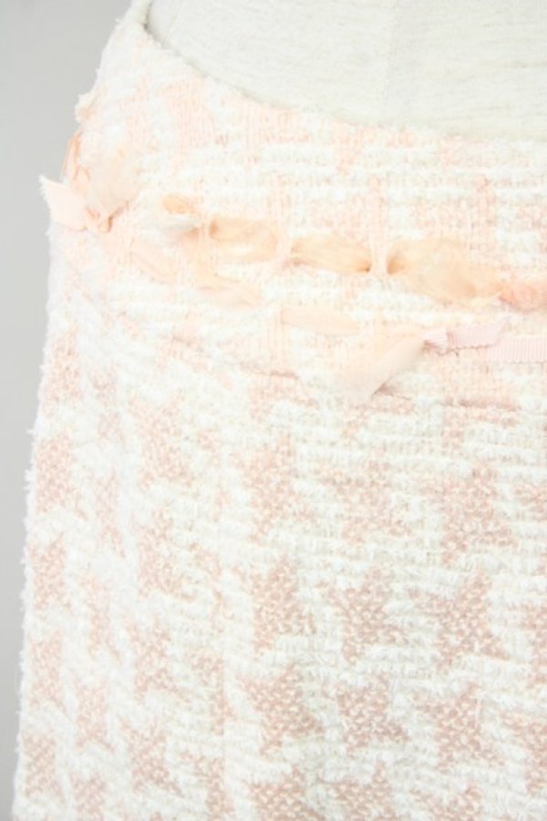 画像3: INGEBORG / ツイード千鳥格子スカート 11 ピンク T-25-09-26-012-LO-SK-SA-ZT443 (3)