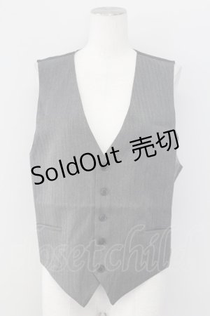 画像: AXES-X / ヘリンボーンベスト  グレー T-25-09-27-004-LO-TO-SA-ZI