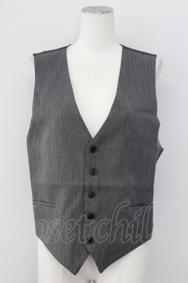 画像1: AXES-X / ヘリンボーンベスト  グレー T-25-09-27-004-LO-TO-SA-ZI (1)