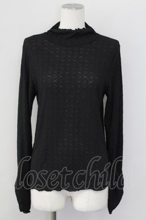 画像: axes femme / 花×ダイヤ柄シアーインナー  ブラック T-25-09-27-009-AX-TO-SA-ZI