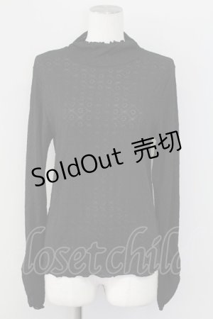 画像: axes femme / 花×ダイヤ柄シアーインナー  ブラック T-25-09-27-009-AX-TO-SA-ZI