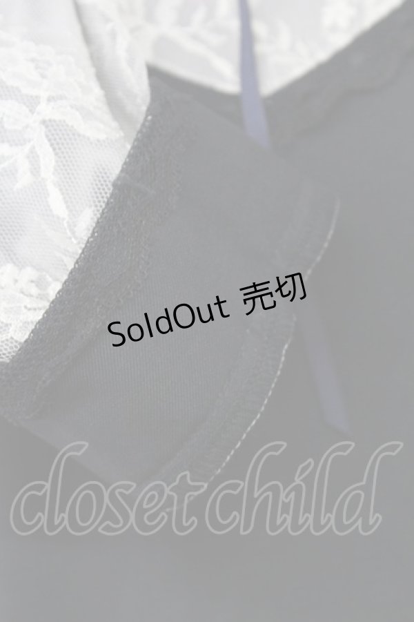 画像5: axes femme POETIQUE / レースデザインフレアワンピース  ネイビー T-25-09-27-013-AX-OP-SA-ZI (5)