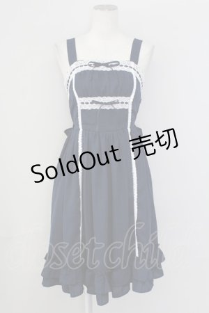 画像: axes femme kawaii / リナズジャンパースカート M ネイビー T-25-09-27-015-AX-OP-SA-ZI