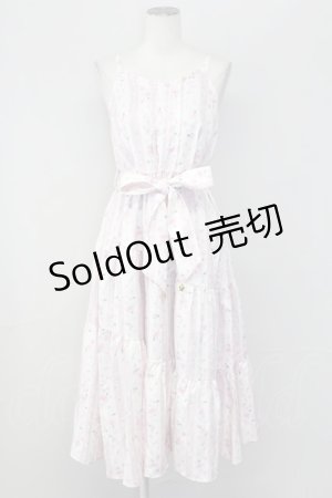 画像: axes femme / ブルーミングサクラキャミワンピース  ピンク T-25-09-27-020-AX-OP-SA-ZI