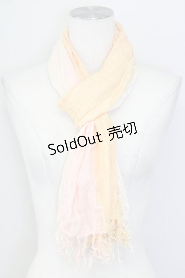 画像1: axes femme / グラデーションストール   T-25-09-28-015-AX-ZA-SA-ZI (1)