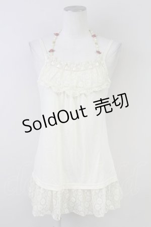 画像: axes femme / ホルターネックキャミソール  キナリ T-25-10-01-001-AX-TO-HS-ZS