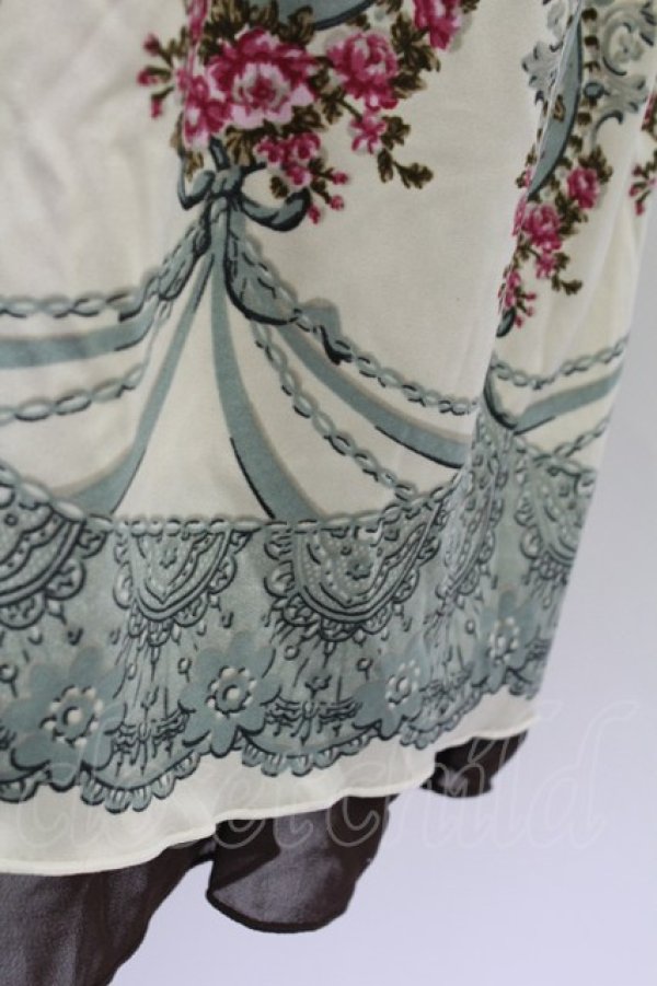 画像4: axes femme / カメオローズパネルptジャンパースカート  キナリ T-25-10-01-033-AX-OP-HS-ZS (4)