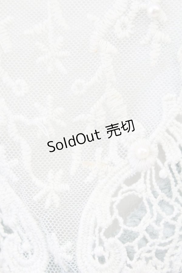 画像5: axes femme / フード付きレース半袖プルオーバー  ミント T-25-10-01-014-AX-TO-HS-ZS (5)