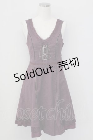 画像: axes femme / ジャガード使いジャンドレ  パープル T-25-10-02-009-AX-OP-HR-ZS