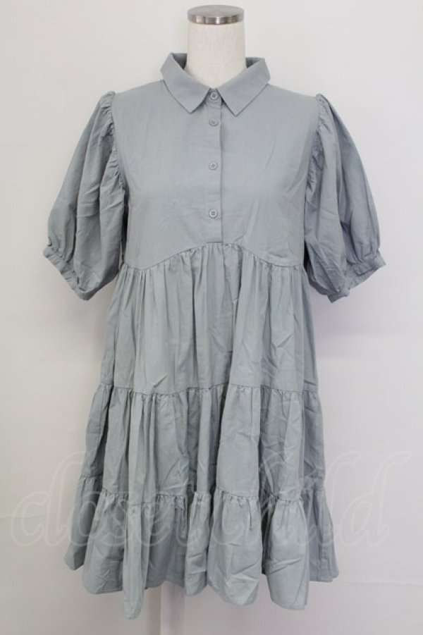 画像1: merry jenny / パフスリーブギャザーミニワンピース  ミント T-25-10-08-024-LO-OP-SA-ZI (1)