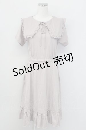 画像: merry jenny / フリルセーラーカラーカットワンピース  ピンク T-25-10-08-027-LO-OP-SA-ZI