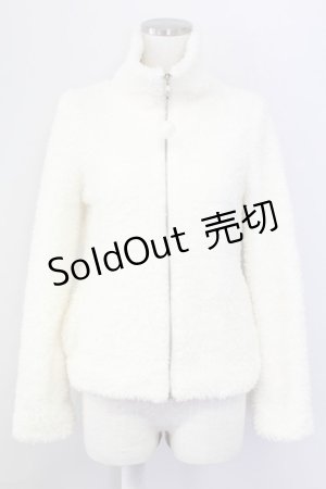画像: LIZ LISA / ボアジャケット  アイボリー T-25-10-08-034-LO-JA-SA-ZI