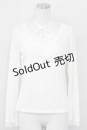 画像: axes femme / ストラップ付ビジューインナー M 生成り T-25-10-08-040-AX-TO-SA-ZT