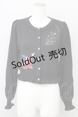画像: 【SALE】axes femme Kawaii / 【Disney】ファンタジア／ニットカーデ M ブラック T-25-10-10-020-AX-TO-SA-ZH