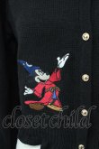 画像4: axes femme kawaii / 【Disney】ファンタジア／ニットカーデ M ブラック T-25-10-10-020-AX-TO-SA-ZT193 (4)