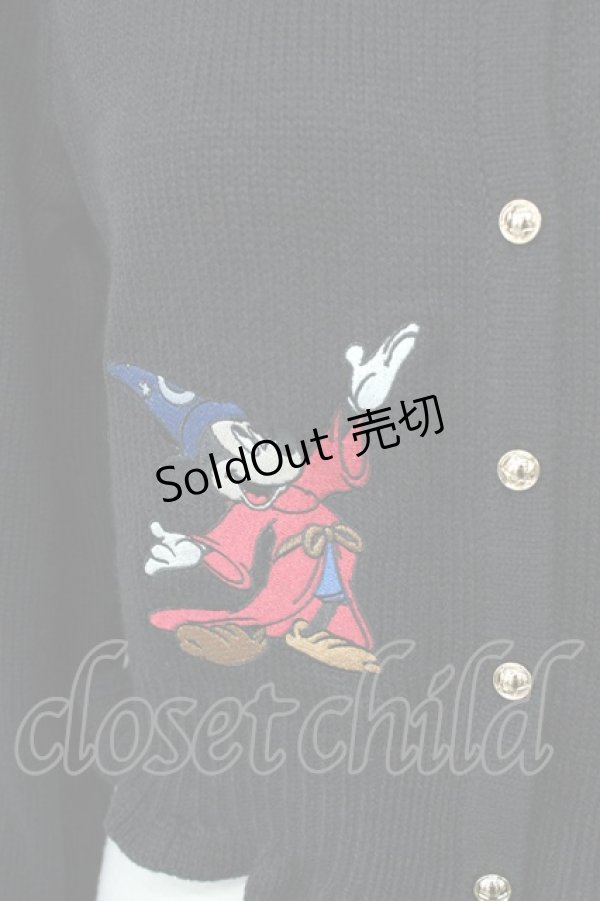 画像4: 【SALE】axes femme Kawaii / 【Disney】ファンタジア／ニットカーデ M ブラック T-25-10-10-020-AX-TO-SA-ZH (4)