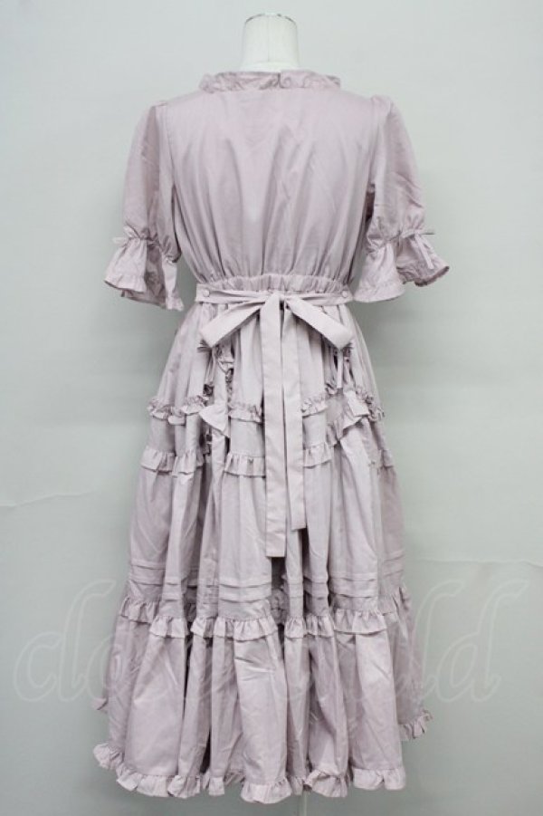 画像2: Chalmiere / フリルロングワンピース M ピンク T-25-10-10-031-LO-OP-SA-ZT122 (2)