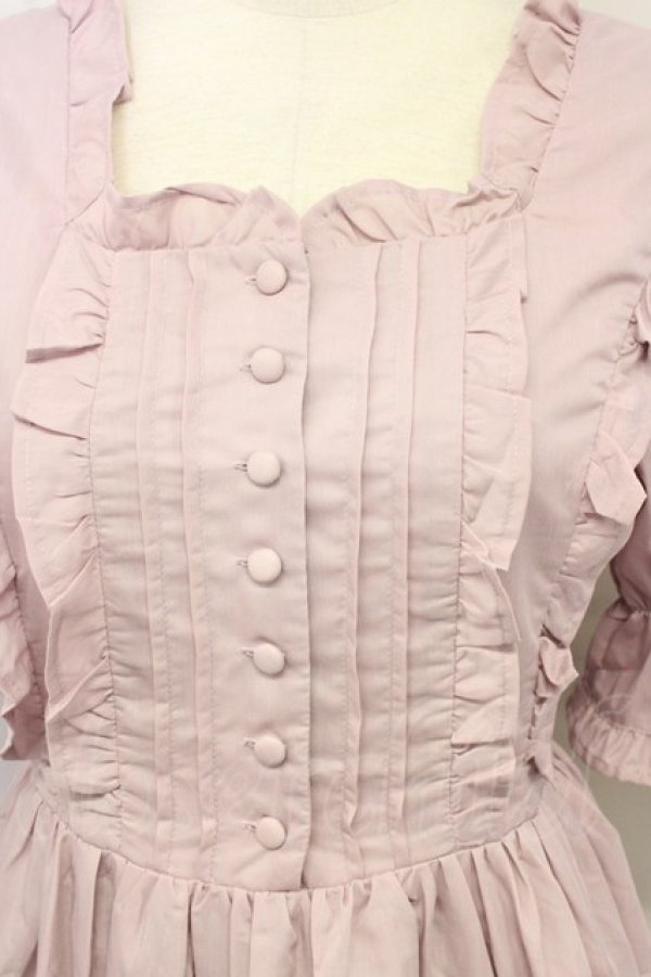 画像6: Chalmiere / フリルロングワンピース M ピンク T-25-10-10-031-LO-OP-SA-ZT122 (6)