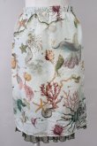 画像1: MILK / sea creaturesペチスカート  グリーン T-25-10-10-037-ML-SK-SA-ZT125 (1)