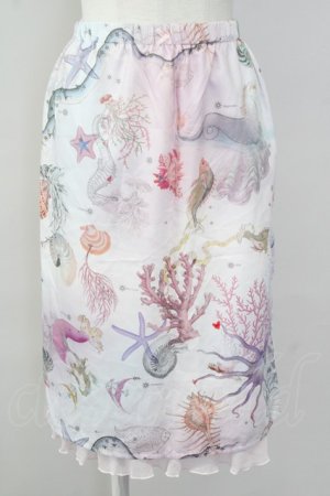 画像: MILK / sea creaturesペチスカート  ピンク T-25-10-10-038-ML-SK-SA-ZT